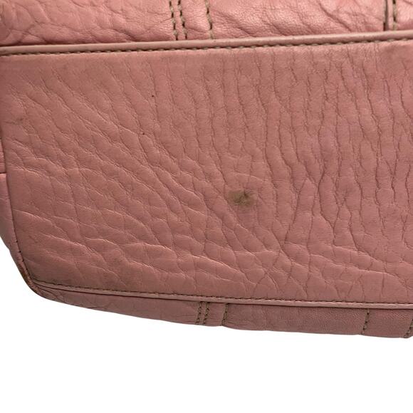 Coach Hamilton Pink Pebbled Leather Tote Shoulder Bag - Picture 7 of 14